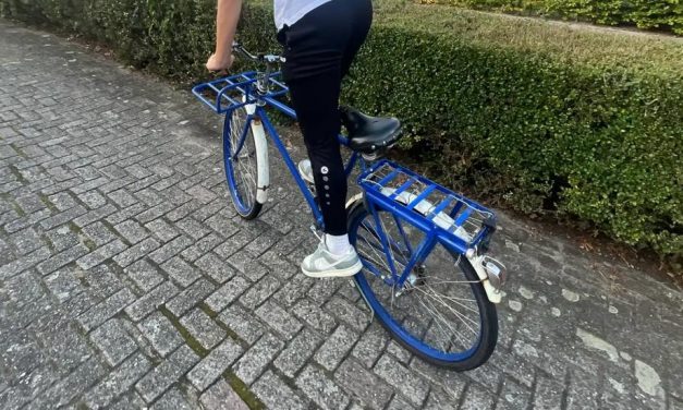 Gezocht blauwe fiets