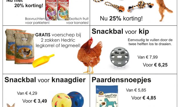 Speciaal voor alle dierenliefhebbers deze week!