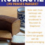 Prinses Margriet houdt verkoopactie van ontbijt- en kruidkoek