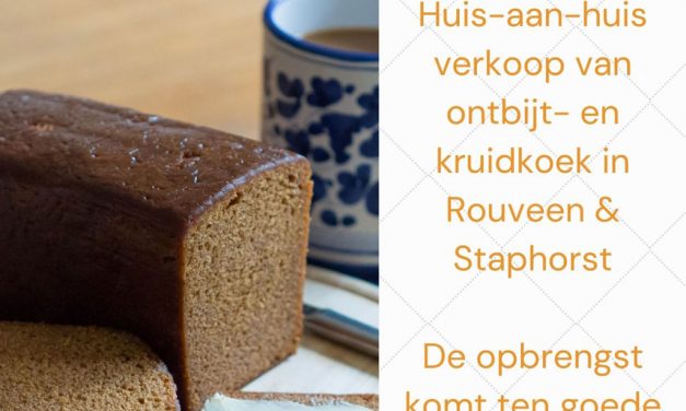 Prinses Margriet houdt verkoopactie van ontbijt- en kruidkoek