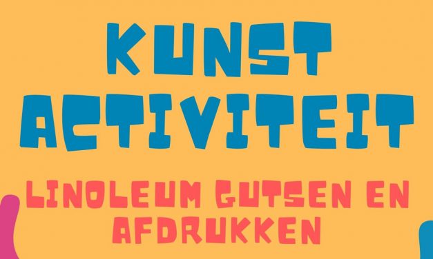 Kunst Activiteit: Linoleum gutsen en afdrukken