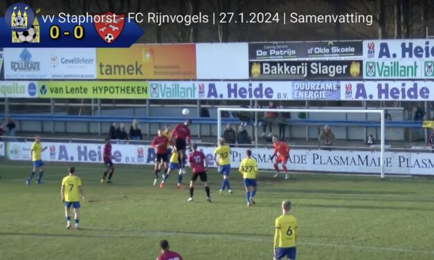 vv Staphorst – FC Rijnvogels – samenvatting