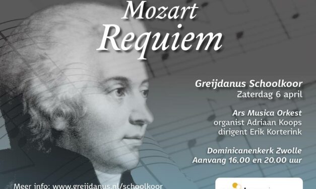 Greijdanus schoolkoor schrijft geschiedenis met uitvoering van Mozart Requiem