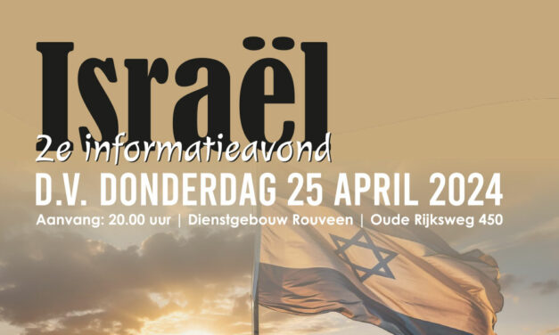 25 april informatieavond Israël in Rouveen