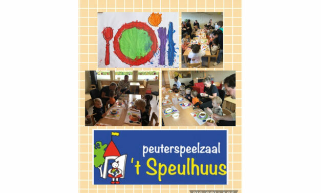 Gezellige afsluiting van het thema ‘Eet  smakelijk’ op ‘t Speulhuus.