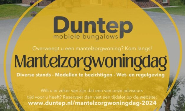 Mantelzorgwoningdag – zaterdag 5 oktober 2024