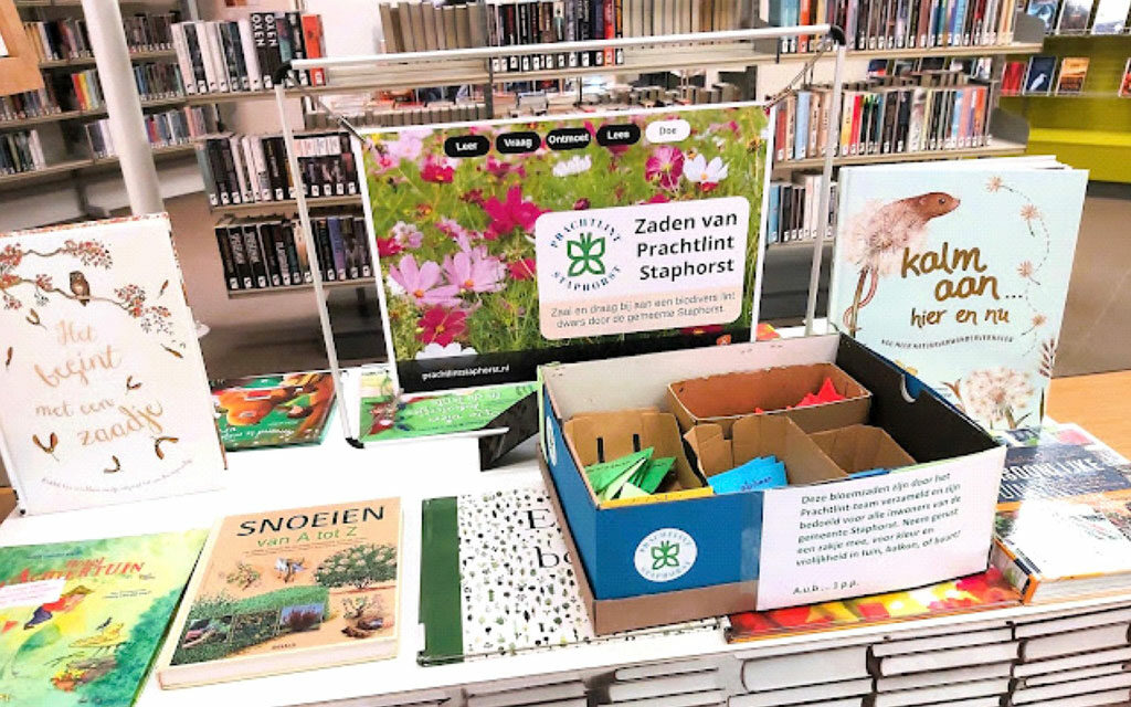 Bibliotheek Staphorst en Prachtlint Staphorst organiseren zadenruilbeurs