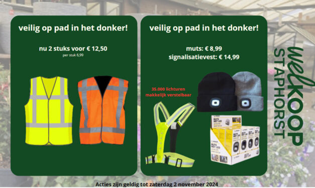 Welkoop: veilig op pad in het donker!
