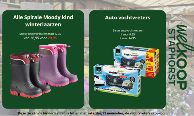Weekendactie bij Welkoop Staphorst