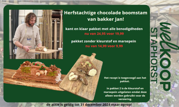 Bakactie bij Welkoop Staphorst en gewijzigde openingstijden aankomende zaterdag in verband met de Welkoop finale!