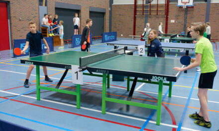Geslaagd “Tafeltennisevent” voor Staphorster basisschoolleerlingen