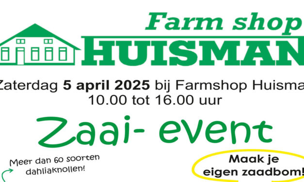 Zaai-event bij Farmshop Huisman