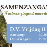 Samen zingen in de kapel ‘Eben-Haëzer’ te Vledderveen (Dr.)