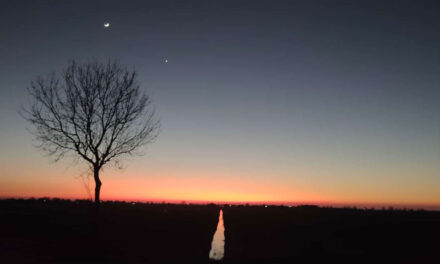 Zonsondergang 2 maart 2025 Rouveen