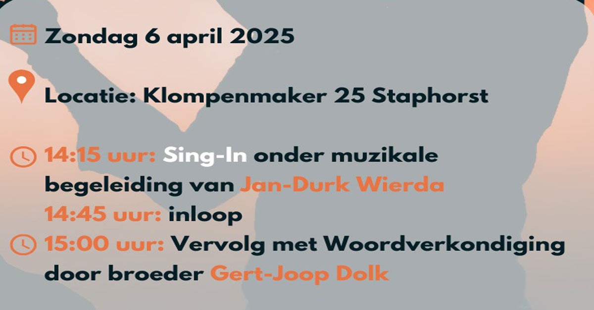 Sing-in Christengemeente Staphorst