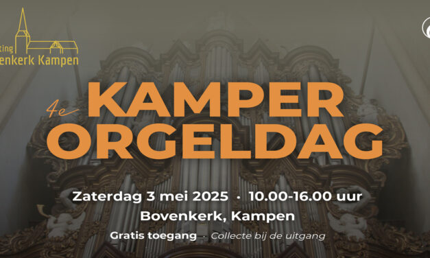 Kamper Orgeldag 4.0 in teken van Willem Hendrik Zwart
