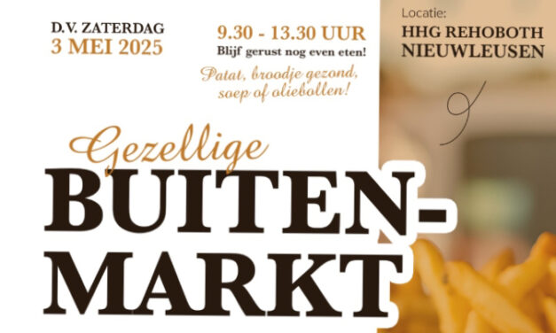 Gezellige buitenmarkt