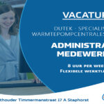 Administratief Medewerker – 8 uur per week