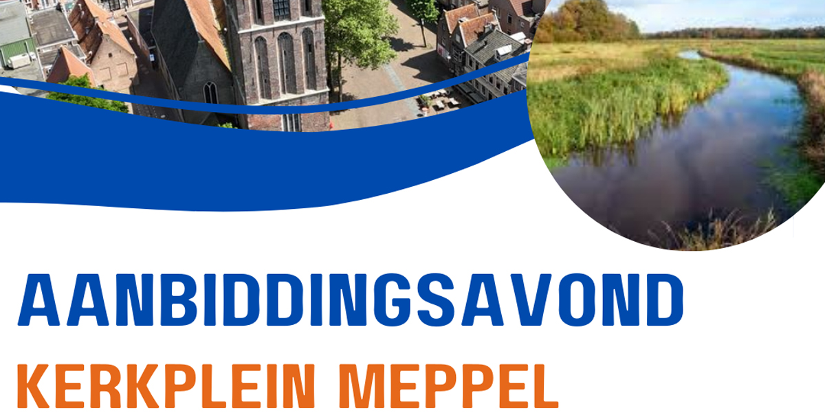 Aanbiddingsavond op kerkplein in Meppel