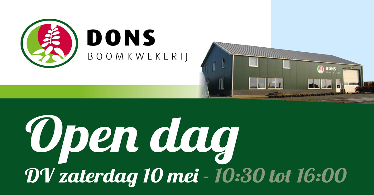 Open dag Dons boomkwekerij