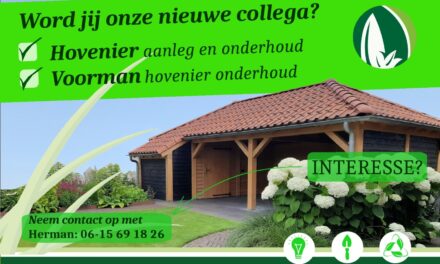 Dons Hoveniersbedrijf zoekt jou!