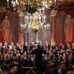ProjectkoorNL o.l.v. Harm Hoeve geeft concert in Grote Kerk Hasselt.