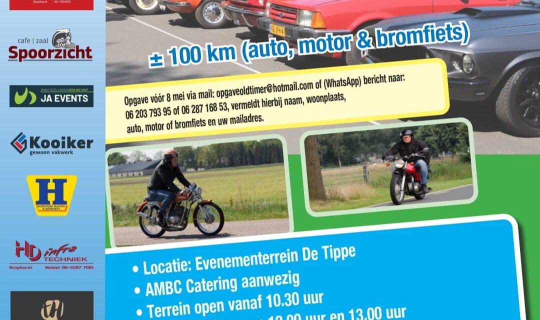 Oldtimer Dagrit AMBC Staphorst op zaterdag 10 mei 2025