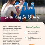 Open dag D.V 10 mei KDC de Klimop 