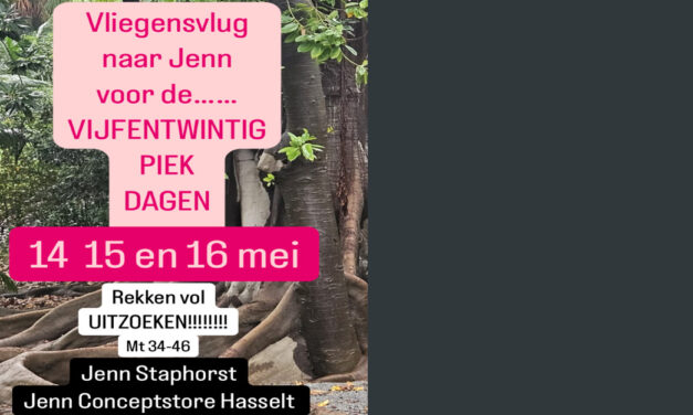 Vliegensvlug naar Jenn voor de 25 Piekdagen