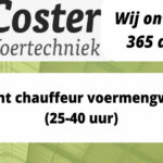 Coster voertechniek zoekt: Chauffeur voermengwagen