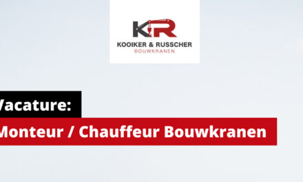 Vacature: Monteur / Chauffeur Bouwkranen