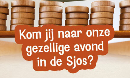 Kom jij naar onze gezellige avond in de Sjos?