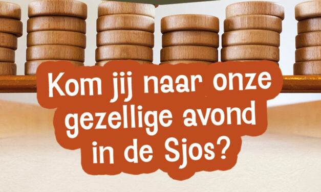 Kom jij naar onze gezellige avond in de Sjos?
