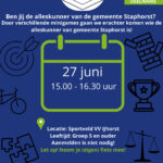 Ben jij de Alleskunner van de gemeente Staphorst?