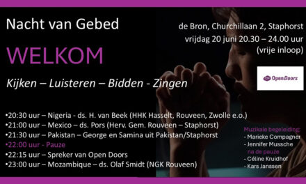 Nacht van Gebed Staphorst