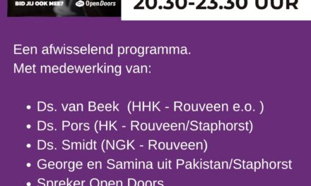 Nacht van Gebed – vrijdag 20 juni – Bid jij mee?