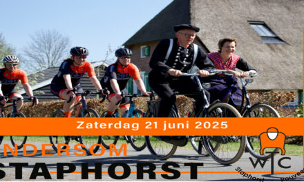 Fietsevenement ‘Anders om Staphorst’ op 21 juni: ontdek Staphorst in een nieuw jasje