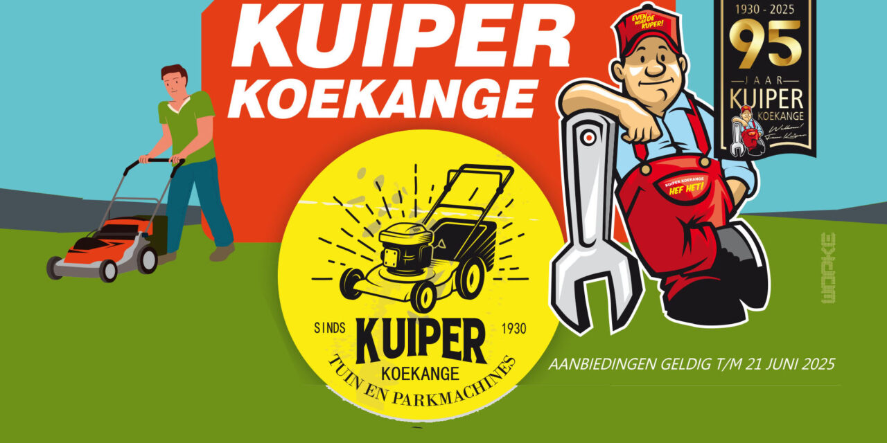 Zomeracties bij Kuiper Koekange: tuinmachines en topdeals!