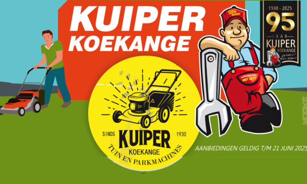 Zomeracties bij Kuiper Koekange: tuinmachines en topdeals!