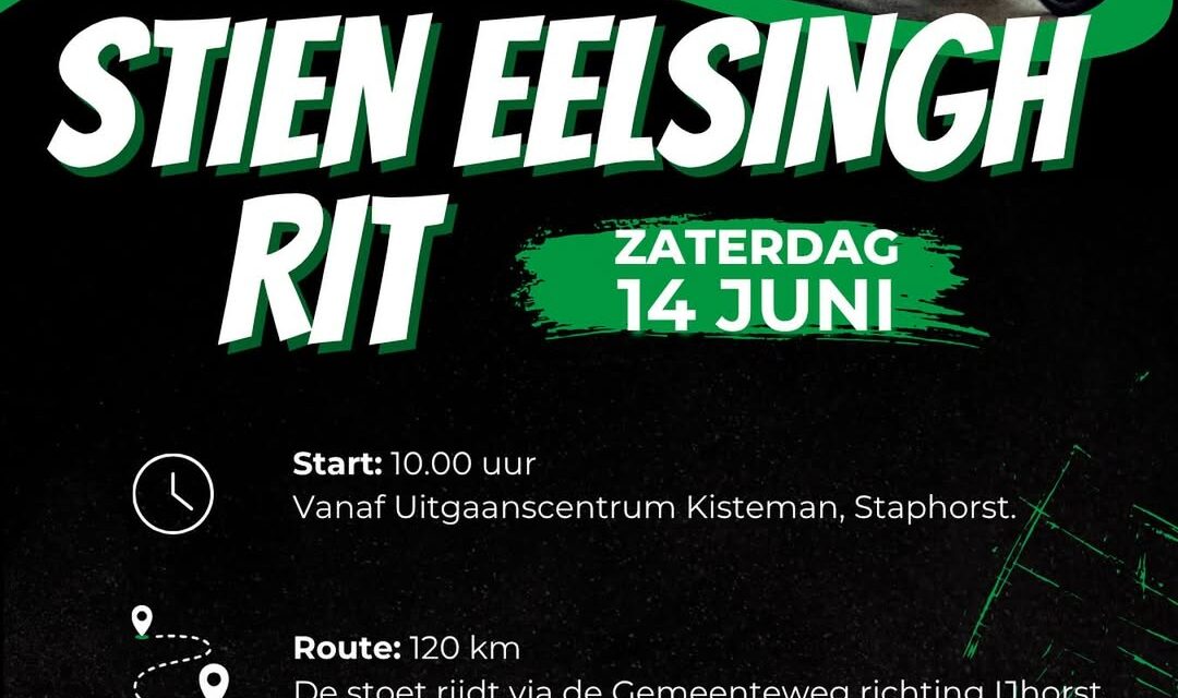 Stien Eelsingh Rit – 27e editie komt eraan!