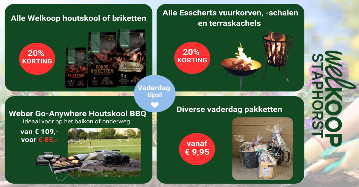 Vaderdagtips van Welkoop Staphorst!
