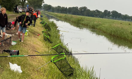 57 deelnemers bij de eerste jeugdviswedstrijd