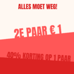 Bootiesz kinderschoenen gaat stoppen!  De komende weken hoge kortingen op alles!