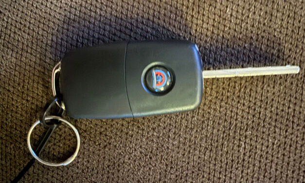 Autosleutel gevonden