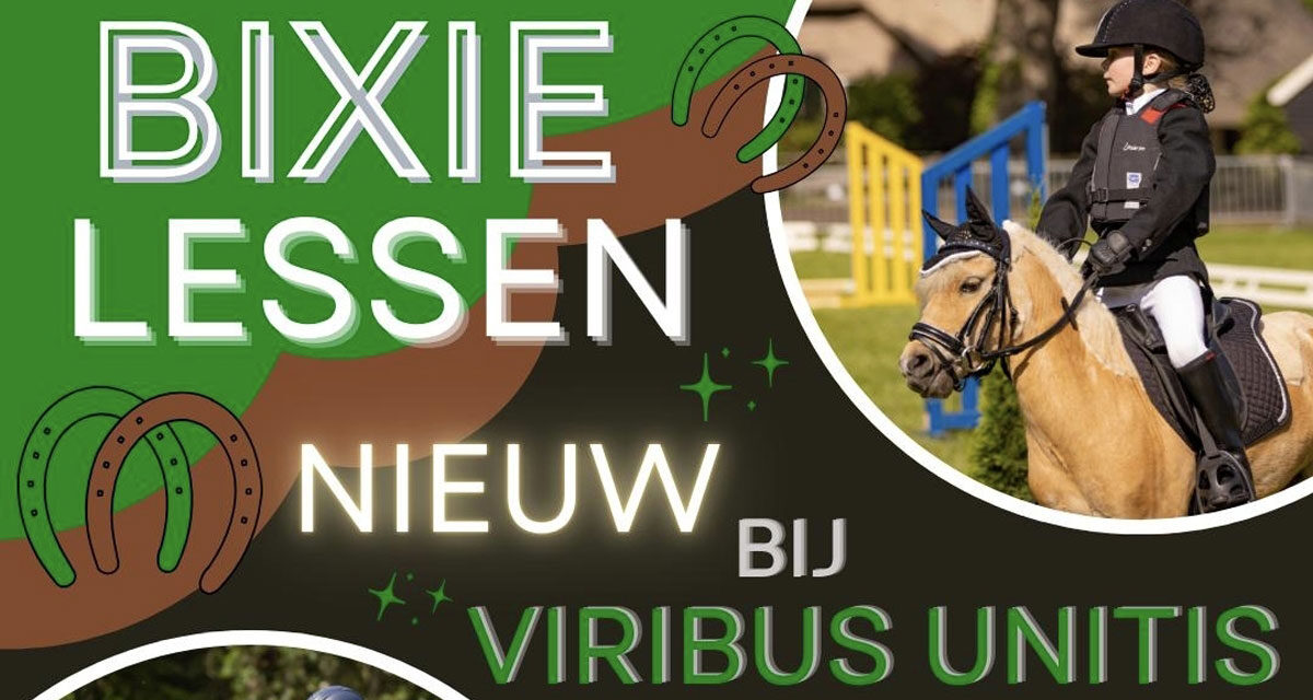 Ponyclub de Reestruiters en rijvereniging Viribus Unitis samen verder als LR en PC Viribus Unitis | NIEUW! Bixielessen bij V.U.