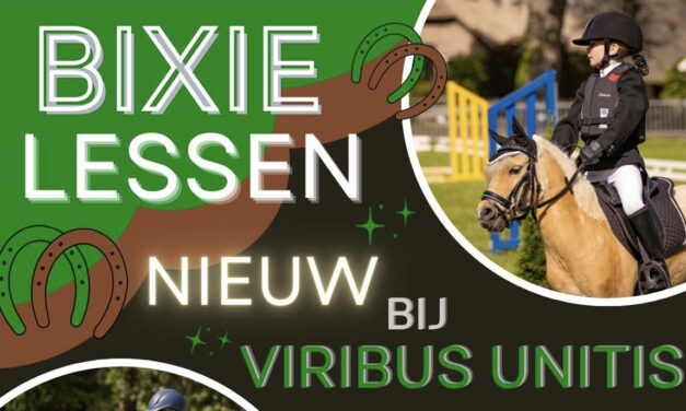 Ponyclub de Reestruiters en rijvereniging Viribus Unitis samen verder als LR en PC Viribus Unitis | NIEUW! Bixielessen bij V.U.