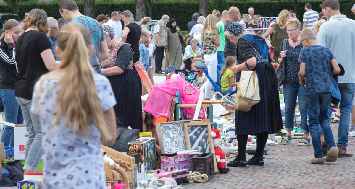 Kleedjesmarkt op 6 en 13 augustus