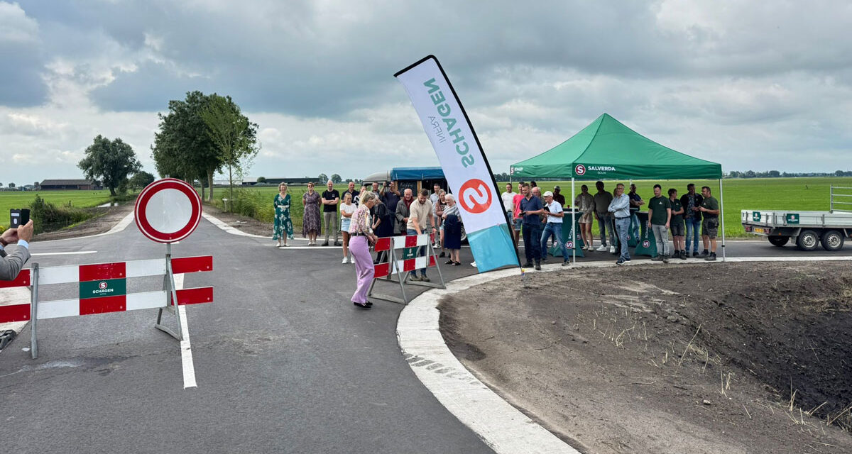Opening vernieuwde Klaas Kloosterweg West in Rouveen