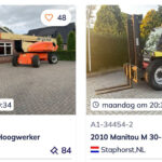 Bekijk deze geweldige veiling: Heftrucks, hoogwerkers, grondverzet machines, uitrustingsstukken en onderdelen