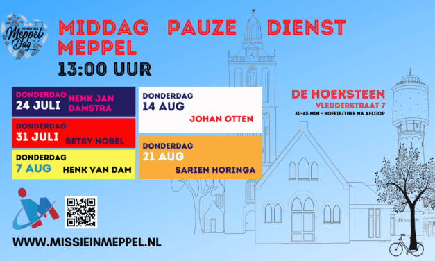 Middagpauzediensten tijdens Donderdag Meppel Dagen 2025